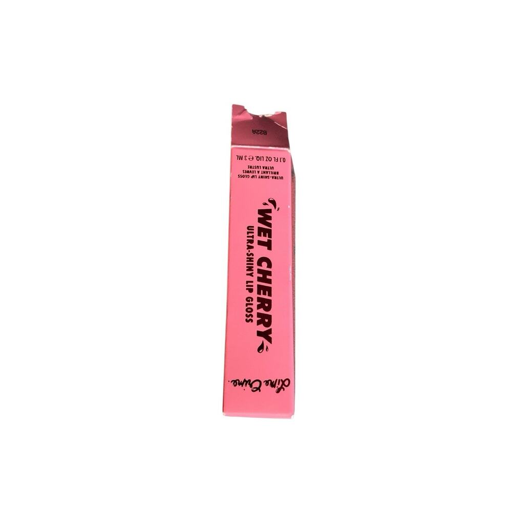 Lime Crime Juicy Cherry Wet Cherry Ultra-Shiny Lip Gloss Red Shimmer 0.1oz NEW